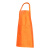 易美丽诺 LC0240 pvc防水厨房食品加工水产围腰防污围裙  橘色 均码