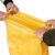 威厉固得 黄色编织袋 打包袋蛇皮袋物流包装袋防汛沙袋 加厚亮黄100*150cm 50只
