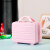 MDNG迷你行李箱小 韩版手提箱子可爱化妆箱小行李箱女小型轻便小 粉红色【马卡龙】 14寸