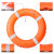 蓝炎 救生圈 船用专业救生圈游泳圈泡沫防汛物资 成人橙色包布泡沫款100个装