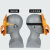 新款电焊面罩牛皮焊工面具自动变光防护眼镜焊帽全脸部防护罩 欧标变光面罩(送10片保护片)