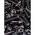 冰能 M2-M10黑色304不锈钢圆头内六角螺丝钉镀黑锌盘头内六角螺栓螺钉 M6*25【25粒】