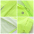 采易乐 长款雨衣 风衣式带帽巡逻防汛防暴雨反光雨披 荧光绿 XL码15697