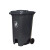 圣路欧C  垃圾桶蓝色大号脚踏垃圾桶环卫分类物业小区室外户外酒店商用塑料带盖240U-1型号 720*575*1080mm