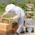 定制适用防护服防蜂服连体防蜂衣养蜂帽透气型防蜜蜂蜂衣养蜂工具全套 连体衣L码   155-173 单件蜂服