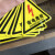 警示贴 三角形 安全标识牌 当心触电 贴纸 警示牌标识牌 当心触电黑色 3x3cm