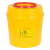 施韵令利器盒针头圆形锐器盒黄色医院用垃圾桶废物诊所废弃桶 圆形6.5L