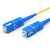 利合光电（LHG）光纤跳线SC-SC单模万兆单芯光纤线缆跳纤3.0尾纤监控光跳线 5米