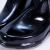 安全牌ZH001耐酸碱全橡胶靴防腐蚀防化学品安全雨靴劳保鞋黑色45码1双装