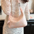 CLCEY新中式手拎包包女式2024新款潮时尚休闲单肩包国风百搭通勤斜挎包 粉色