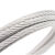 犀跃 304不锈钢钢丝绳 包装捆扎吊绳安全牵引绳 1米 7*19-4.0mm