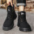 回力马丁靴男靴增高厚底高帮男鞋保暖工装鞋冬 WBN(JS)-0752 黑色 40