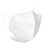 申友口罩kn95防护防尘口罩带呼吸阀一次性防护口罩批发 95+双熔喷布+非独立包装+白色+四层