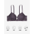 维多利亚的秘密（Victoria's Secret）5 蕾丝深V上托聚拢型文胸内衣女 96B7灰紫色 34D