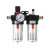 空压机气动油水分离器空气减压阀气泵过滤器气源处理器二联件 AC2010-02D 自动排水型