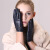 真皮手套冬季女士保暖手套批发户外羊皮手套加绒加厚防风防寒手套 HF351棕色毛 M