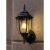 定制户外壁灯防水欧式白色复古美式室外花园阳台露台灯墙壁灯 黑色+10瓦LED玉米灯泡