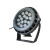 龙代（longdai）LED圆形照树灯 小区绿化带景观照明灯公园户外草坪灯LX 250MM直径风火轮外壳