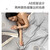 洁丽雅四件套 刺绣纯色床单被套床上用品 莎-浅灰 2*2.3M 1.5m/1.8床