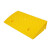 橙央 门槛斜坡垫 塑料路沿坡 台阶马路牙子爬坡板 道边上坡三角垫 长49宽27高8cm黄色