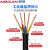 民赞国标电线YJV铜芯电缆10/16/25/35平方2-5芯工业工程低压电力电缆 YJV 5*4平方/10米价