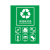 兰诗 FW2217 垃圾分类贴纸标签纸垃圾桶标识贴纸可回收其他垃圾标签纸  通用T911可回收物 大号