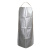 安百利 ABL-V022芳纶镀铝耐高温围裙建筑电焊冶金防护围裙96cm一件