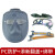 PC电焊面罩全脸轻便头戴式气焊氩弧焊防护电焊工专用面具 pc护头+翻盖眼镜+绑带