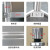 亚岳201不锈钢工作台双层置物架操作台定制商用打荷台桌子包装台 100*60*80cm