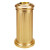 南 GPX-1 欧式罗马柱烟灰桶 垃圾桶 酒店宾馆果皮桶带烟灰缸垃圾筒 黄金 内桶容量7升