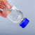 铸固 蓝盖玻璃试剂瓶 实验室专用带刻度取样瓶透明棕色加厚密封螺口瓶 250ml透明