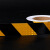 共泰 高亮反光贴 晶格反光警示胶带车身贴条交通警示带安全引导线条 5cm*25m斜纹黑黄