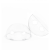 有机玻璃罩 亚克力半球罩有机玻璃半圆防尘罩透明空心球形罩塑料球展示罩定制 直径100MM半圆 无边半圆