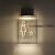 卫生间发光提示牌洗手间标志创意WC指示灯男女厕所充电门牌 B款 26x16cm