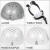 生产PE防撞帽内衬安全帽防护帽衬棒球帽通用工作内胆 ABS+下颌带（加大） 白色