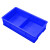 海斯迪克 HKCL-146 加厚塑料分格箱 五金盒零件盒收纳盒 物料盒分隔式周转箱 螺丝配件工具箱 小号4格 蓝