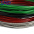 304不锈钢钢丝绳 葡萄架大棚 晾衣绳牵引彩色包胶涂塑细软起重绳 红色包塑2毫米20米送2个卡头