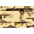 世界名枪大全复古装饰画军事海报酒吧咖啡馆客厅餐厅背景墙贴纸 世界名枪大全 100*150（巨大、推荐） x 相纸（加防水哑膜
