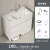 小米明珠扫地机器人浴室柜阳台卫生间洗衣柜洗手盆水池一体柜蜂窝铝卫浴柜 100CM-白色-龙头套餐 机器人柜