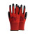 星宇红宇N539丁腈浸胶手套 12双 均码 红色 耐油耐磨防滑透气工地工作劳保手套 定制