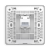 ABB弱电插座明致远致一位电话RJ11单口二芯线AO321白色/灰色/金色 白色AO/AQ321