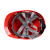 代尔塔代尔塔 安全帽 ABS材质,工程建筑施工,透气织衬,有透气孔；102106 红色 