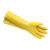 东亚 045耐酸碱浸塑手套防油耐磨防滑 化工机械加工 黄色 
