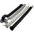 赫思迪格 蛇形穿线包装收纳管 办公桌配件走线槽穿线软管 ABS塑料护线管 白色方形 HGJ-1531