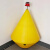 水上警示浮标龙舟赛道隔离浮球海上定位浮体航道航标 黄色 浮标-700*1100(含长航灯)