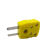 汽车半导体工业自动化科研黄色K型公母接头耐高温小热电偶连接器仪表接插件RMS 插座