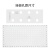 科瑞尼 五金工具挂板方孔外墙直角货架洞洞板展示架板工具墙挂板白色1200*450板厚1.8mm