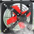 鲁修斯鲁修斯升级款强力排风扇厨房油烟排气扇12寸窗式换气扇墙式 14寸（双网）红铁叶+开关