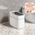 垃圾桶厕所卫生间2023厨房夹缝自动打包大容量纸桶 非自动打包无盖桶*1+平口垃