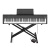 罗兰成人儿童学习考级入门蓝牙电钢琴FP30X数码88键重锤智能电子钢琴 FP30X黑色主机+双X架+单踏板